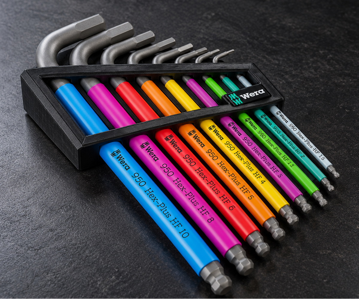 Wera Mountable Allen key holder